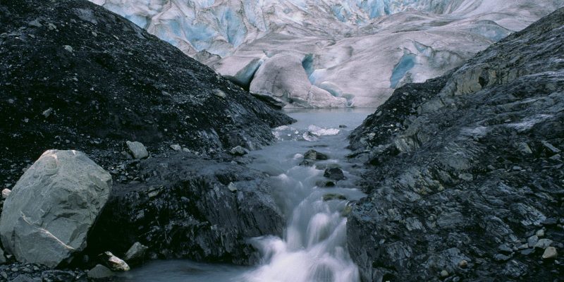 Exit Glacier, Kenai Fjords National Park, Alaska, USA