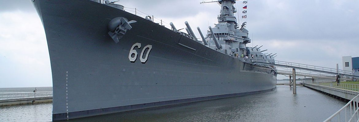 Battleship USS Alabama, Mobile, Alabama, USA