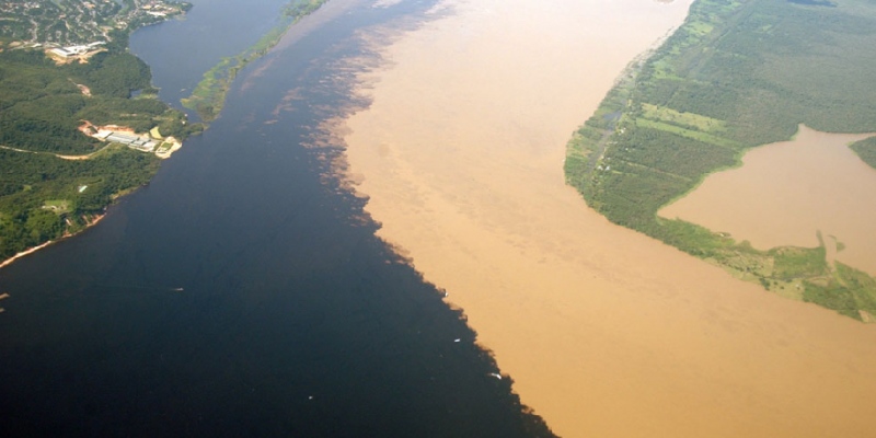 Meeting of Waters, Careiro da Várzea,  State of Amazonas, Brazil