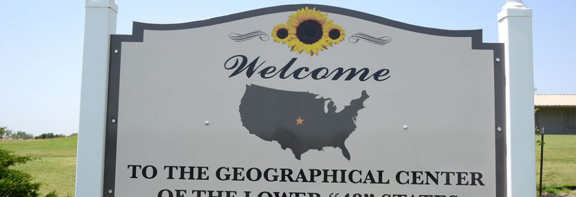 The Geographic Center of the United States, Kansas, USA