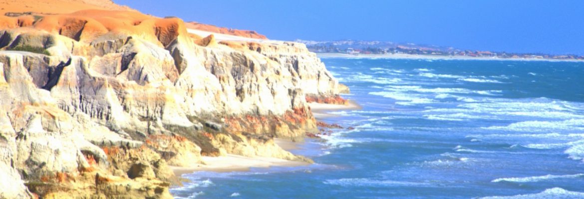 Monumento Natural das Falésias de Beberibe, Beberibe. State of Ceara, Brazil