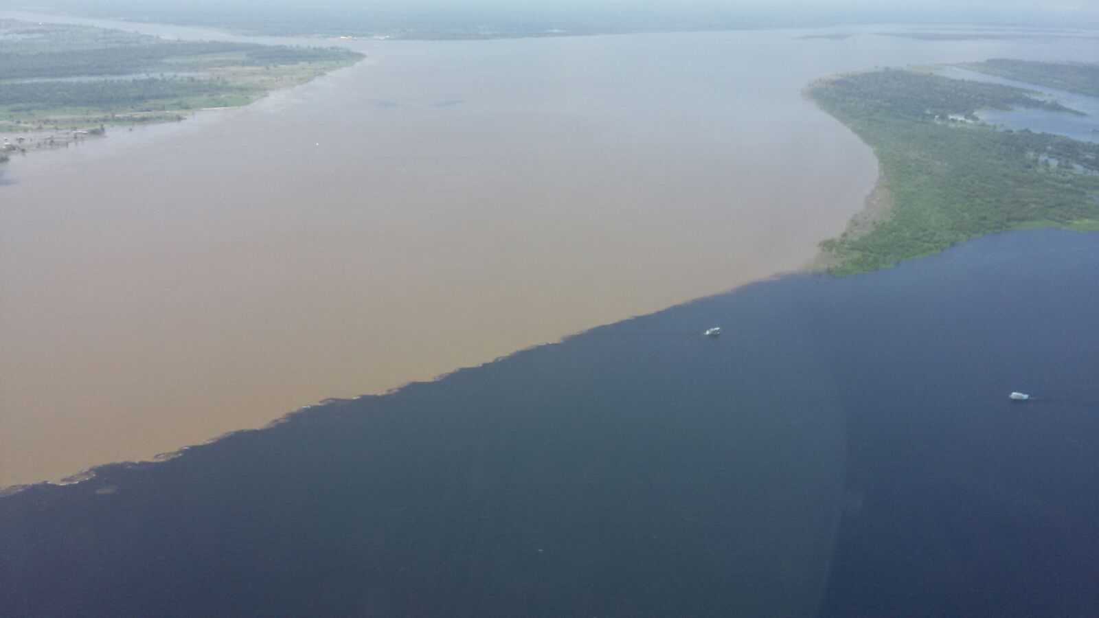 Meeting of Waters, Careiro da Várzea, State of Amazonas, Brazil ...