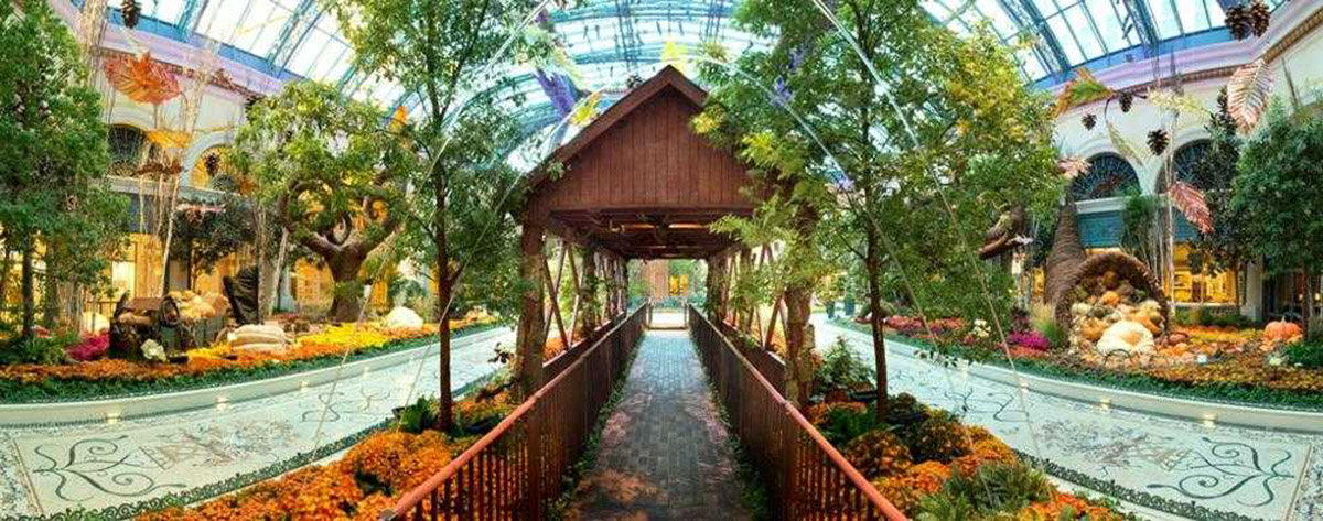 Bellagio Conservatory Botanical Gardens Las Vegas Nevada Usa