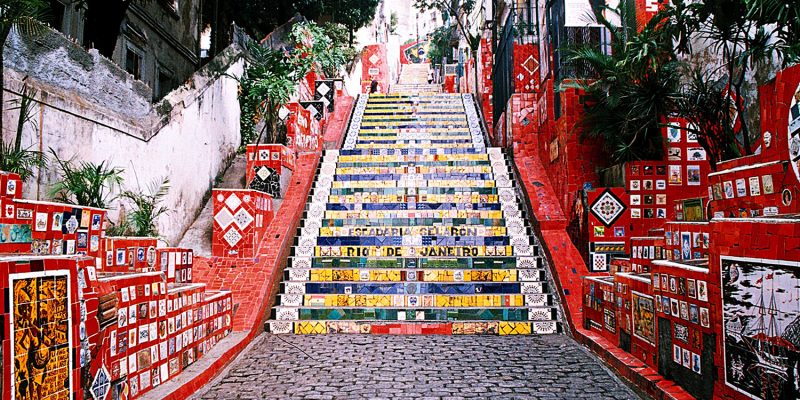 Escadaria Selaron, Rio de Janeiro, Rio de Janeiro State, Brazil