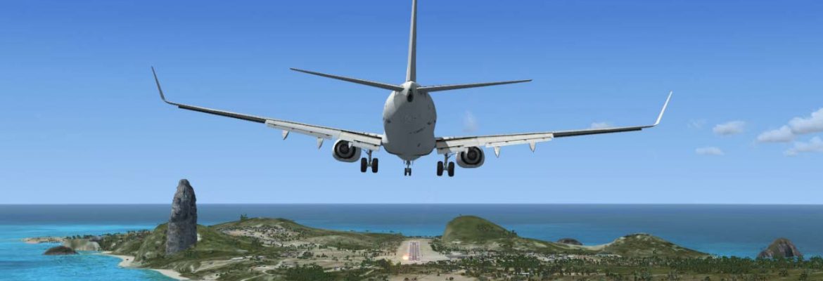 Flight Fernando De Noronha Airport, Fernando de Noronha, State of Pernambuco, Brazil