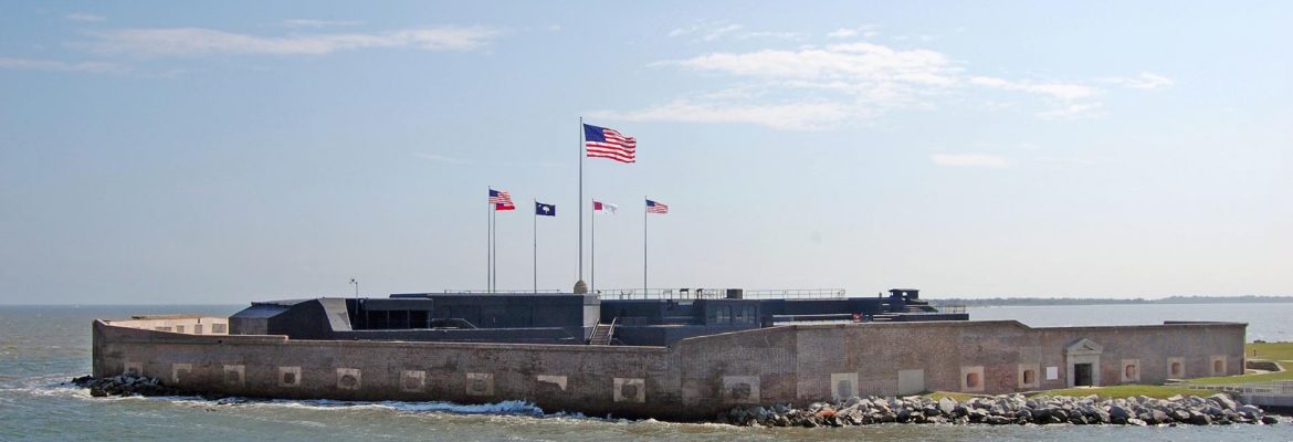 Ferry Fort Sumter, South Carolina, USA
