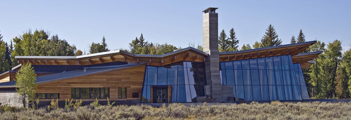 Craig Thomas Discovery & Visitor Center in Moose, Grand Teton National Park, Wyoming, USA
