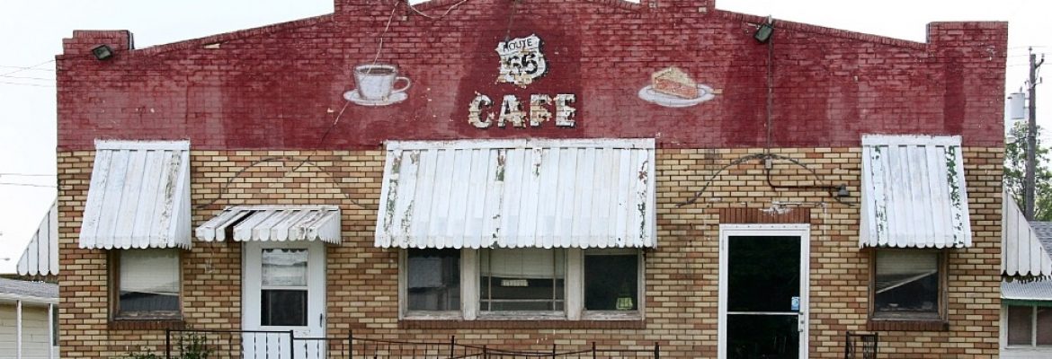 Belvidere Café, Motel, and Gas Station, Litchfield, Illinois, USA