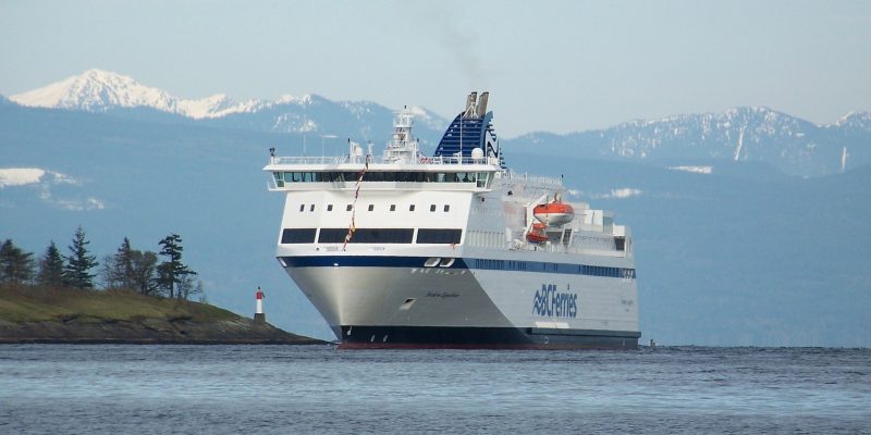 Ferry to Southern Gulf Islands and Nanaimo, Vancouver, Canada