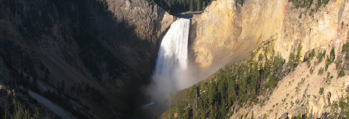 Lower Yellowstone River Falls, Yellowstone National Park, Wyoming, USA