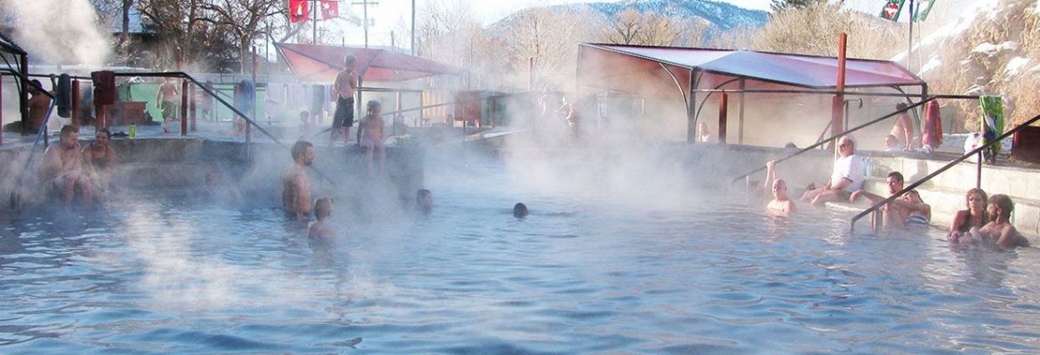 Idaho’s World Famous Hot Pools, Lava Hot Springs, Idaho, USA
