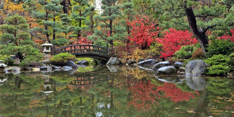 Anderson Japanese Gardens, Rockford,  Illinois, USA