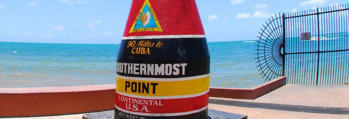 Southernmost Point, Key West, Florida, USA