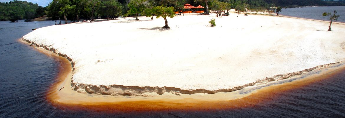 Praia do Tupé Beach, Manaus,  State of Amazonas, Brazi