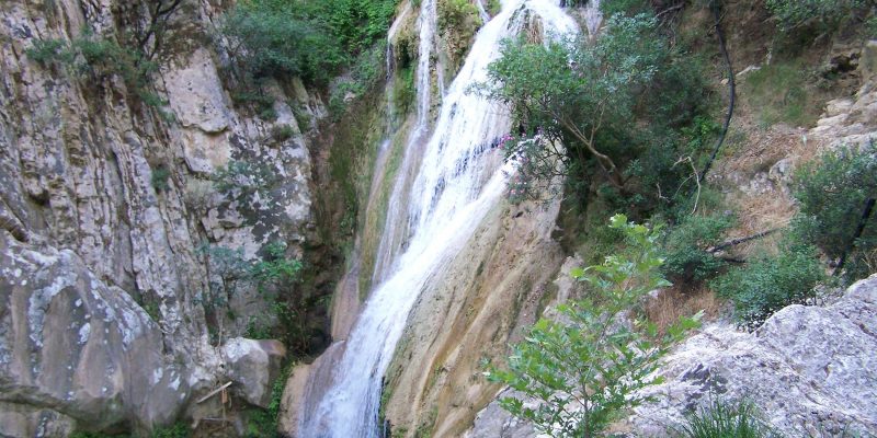 Polylimnio Waterfalls