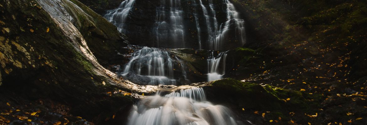 Moss Glen Falls, Stowe, Vermont, USA