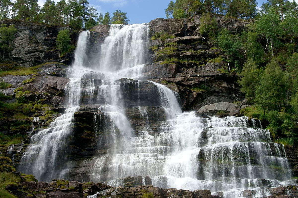 Tvindefossen Waterfall, Bergen, Hordaland, Norway - Heroes Of Adventure