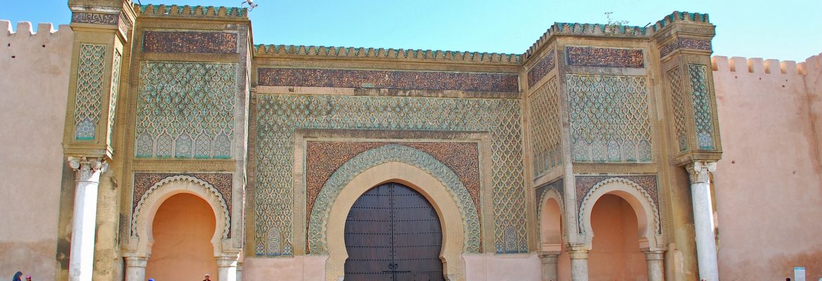 Bab Mansour Gate, Meknes, Fes-Meknes Region, Morocco