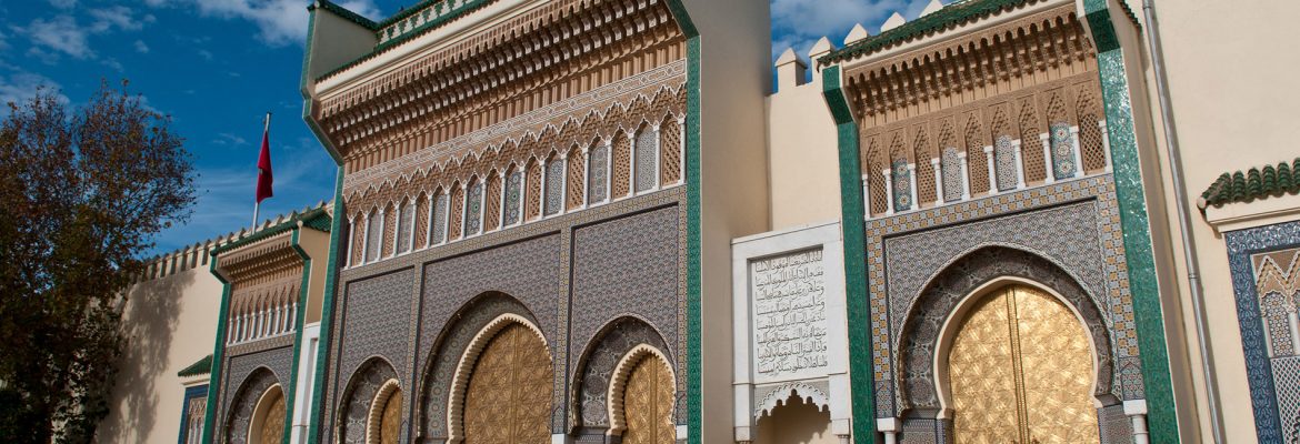 The Royal Palace in Fez, Fez, Fez-Meknes Region, Morocco