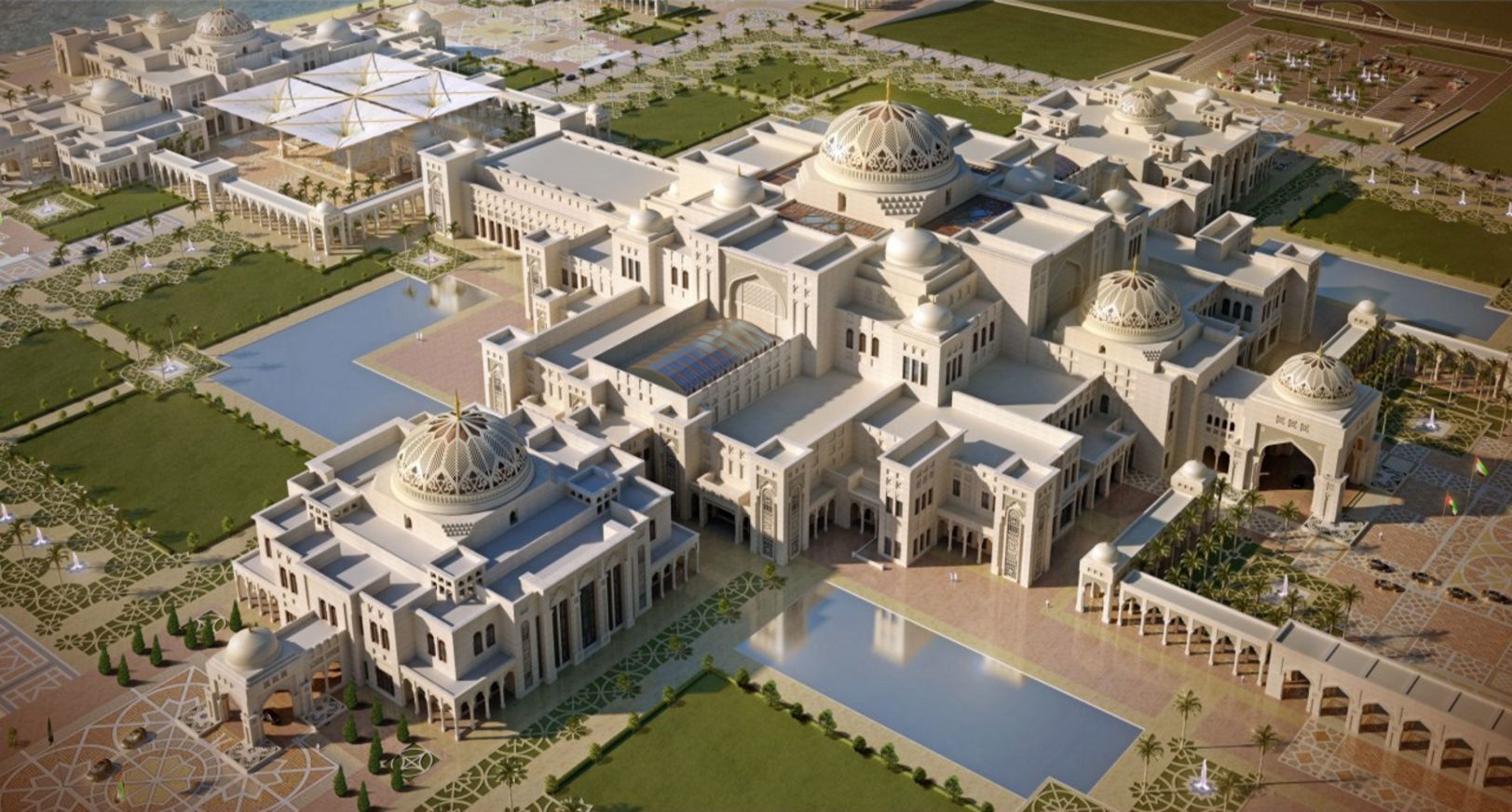 UAE Presidential Palace, Al Ras Al Akhdar, Abu Dhabi, UAE Epic UAE Culture & Adventure Route © Monika Newbound