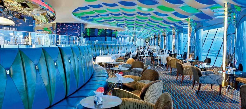 Skyview Bar, Urj Al Arab, Jumeirah Beach Road, Dubai, United Arab Emirates Epic UAE Culture & Adventure Route © Monika Newbound