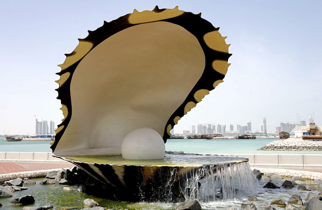 The Pearl Monument, Doha, Qatar Epic Qatar Culture & Adventure Route © Monika Newbound