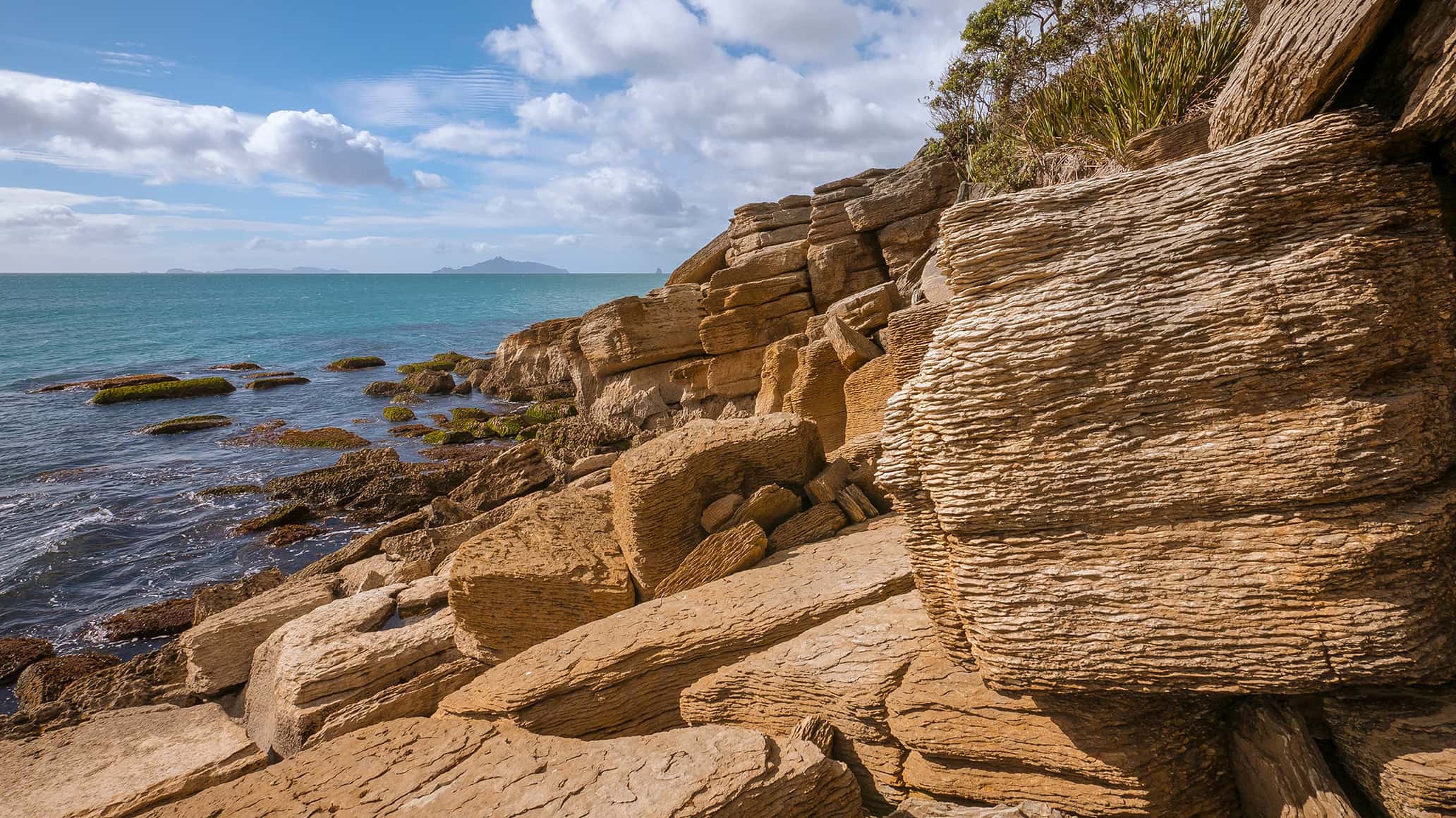 Waipu Pancake Rocks, Langs Beach, New Zealand - Heroes Of Adventure