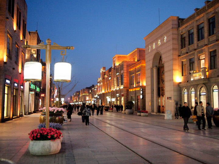 Qianmen Main Street Mall, Dongcheng Qu, China Epic China Culture & Adventure Route © Monika Newbound