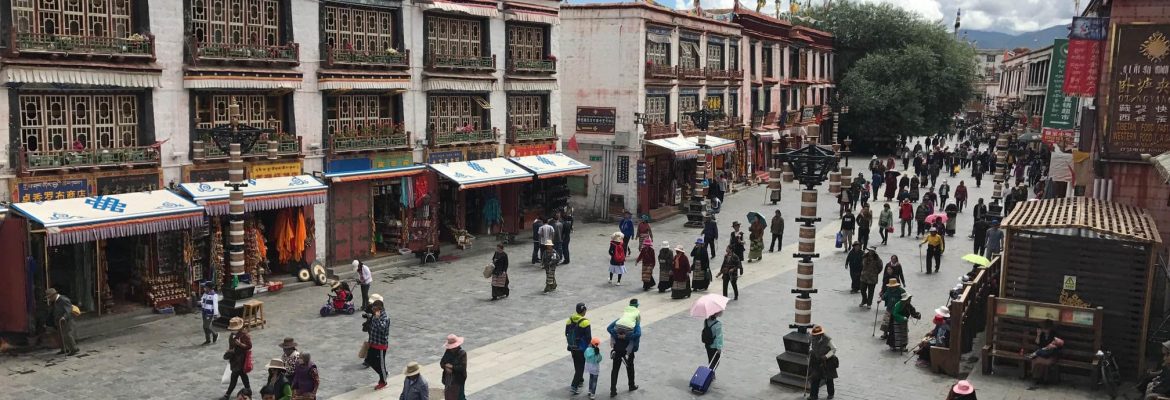 Barkhor Street, Lhasa, China