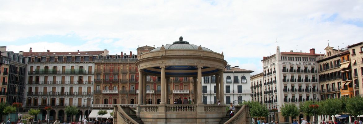 Plaza del Castillo, Pamplona, Navarra, Spain