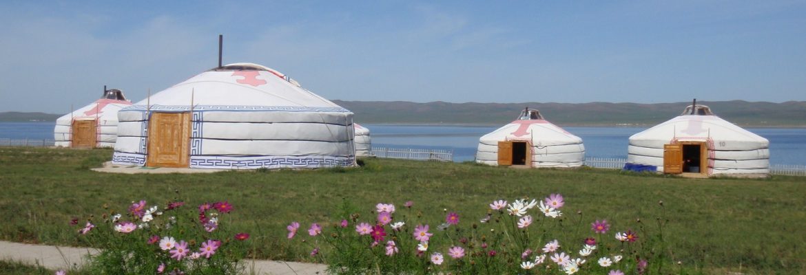 Campground at Ugil Lake, Mongolia