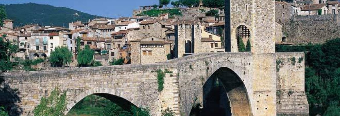 Bridge of Besalú, Girona, Spain