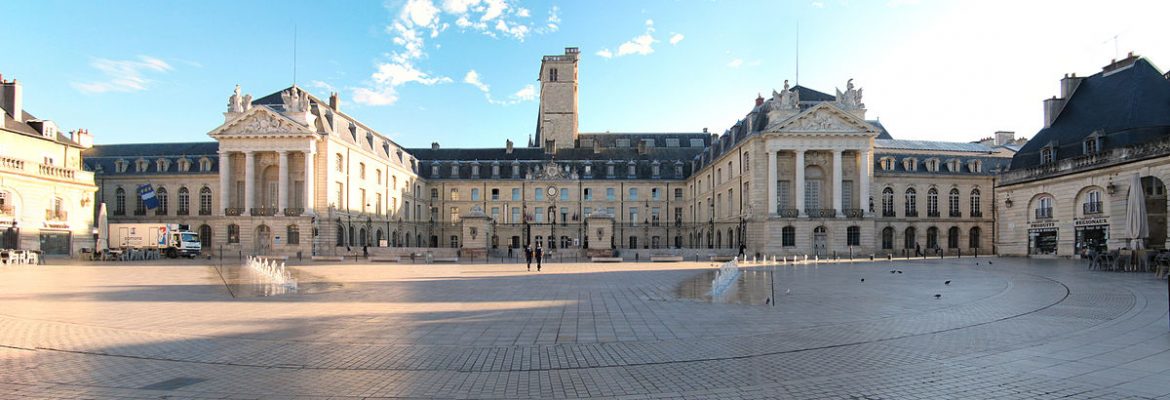 Place de la Libération, Louhans, Burgundy, France