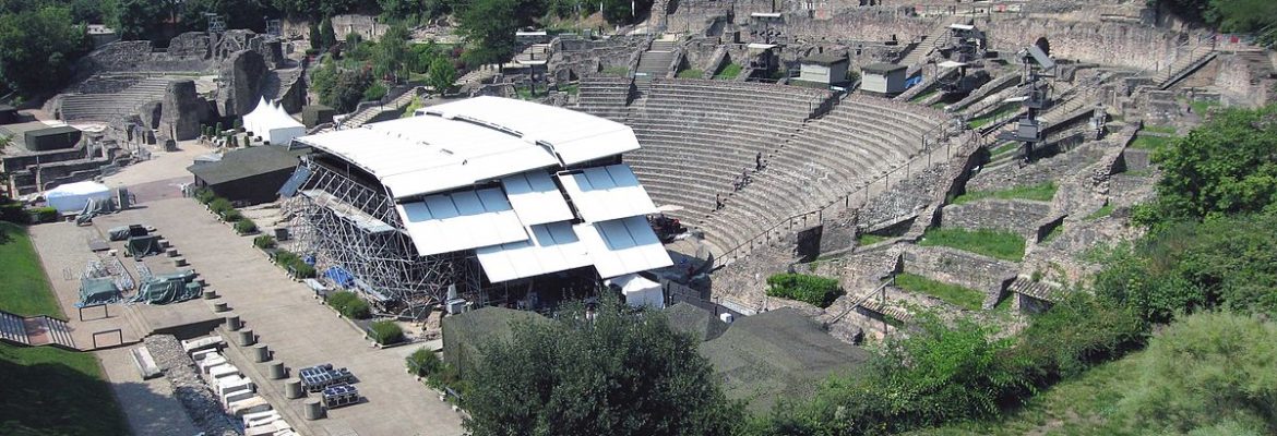 Théâtre gallo-romain, Lyon, Rhone-Alpes, France