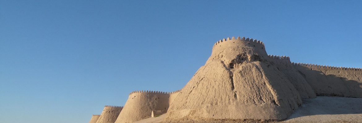 Outer City Wall,  Jiva, Uzbekistán