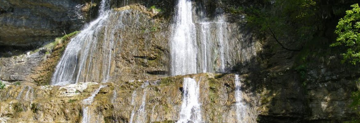 The Hérisson waterfalls, Menétrux-en-Joux, Franche-Comte, France