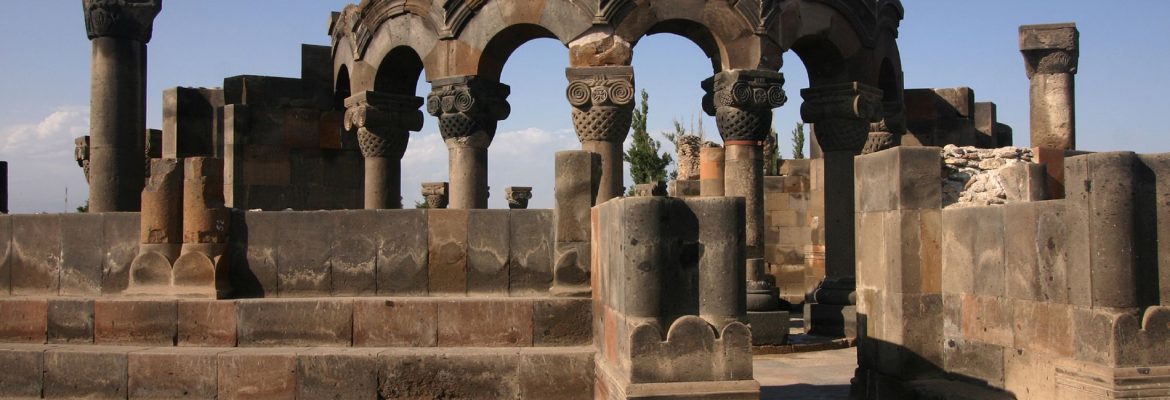 Cathedral of Zvartnots,   Echmiadzin, Armenia