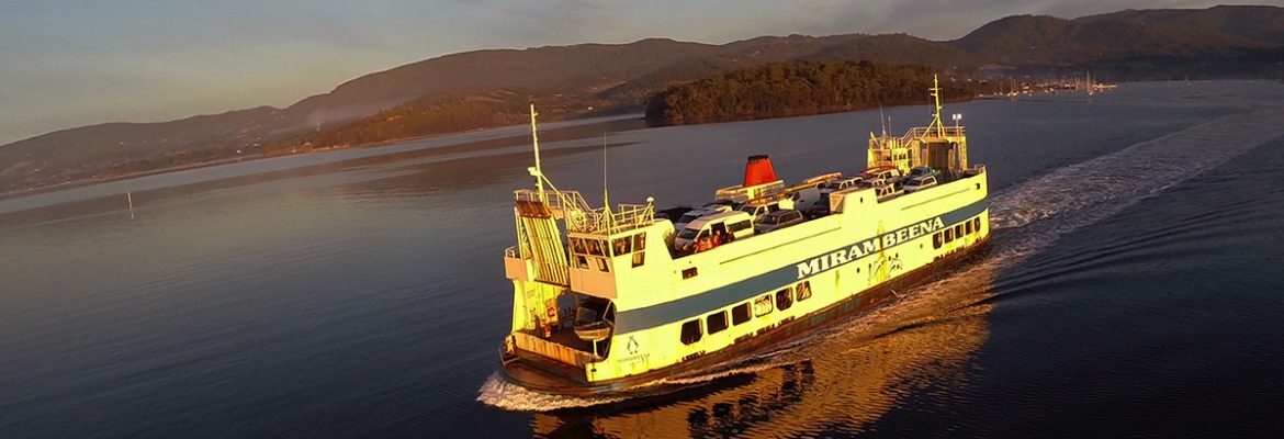 Ferry to Bruny Island, Tasmania, Australia