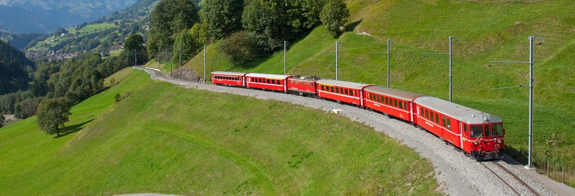 Rhaetian Railway, Unesco Site, Bergün, Switzerland
