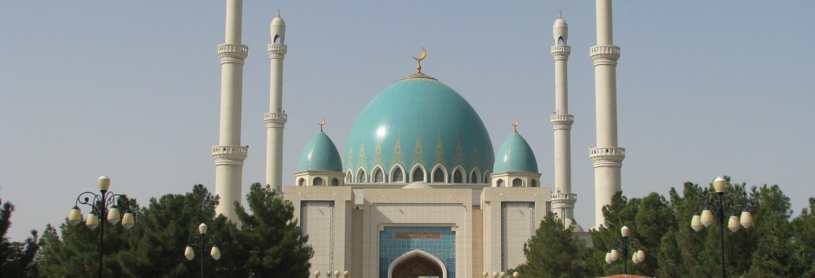 Saparmurat Hajji Mosque,  Gökdepe, Turkmenistán