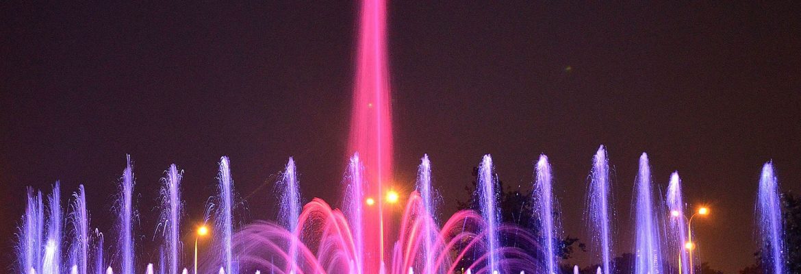 Multimedia Fountain Park, Warsaw, Masovian Voivodeship, Poland