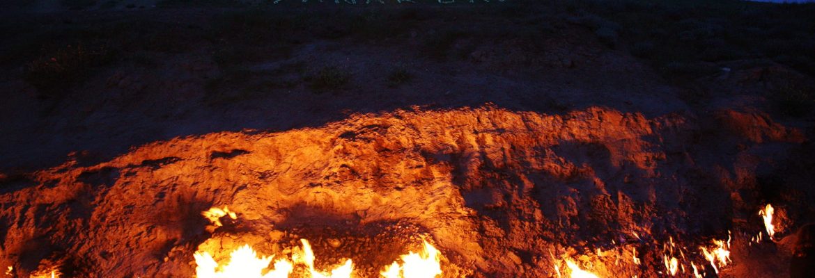 Yanar Dag Fire Spring, Azerbaijan