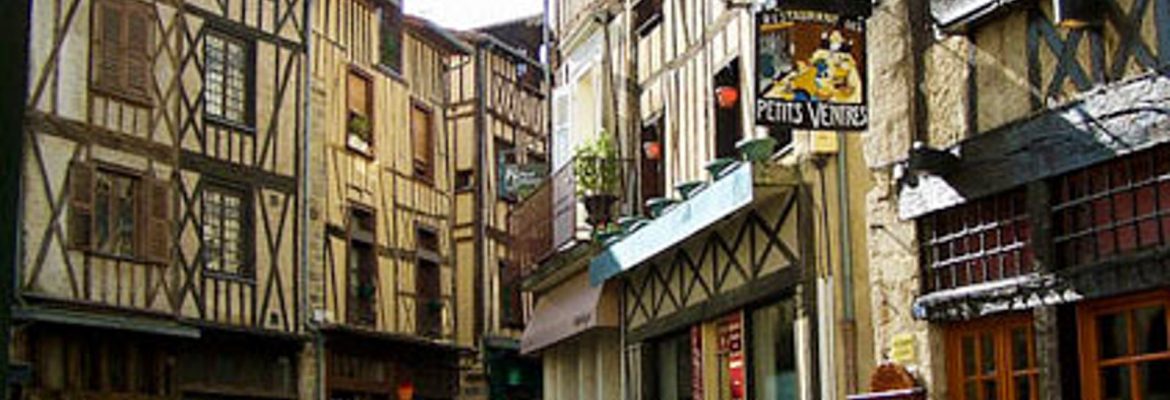 Quartier de la Boucherie, Limoges, Limousin, France