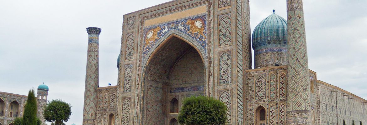 Sherdor Madrasa, Samarkand, Uzbekistan