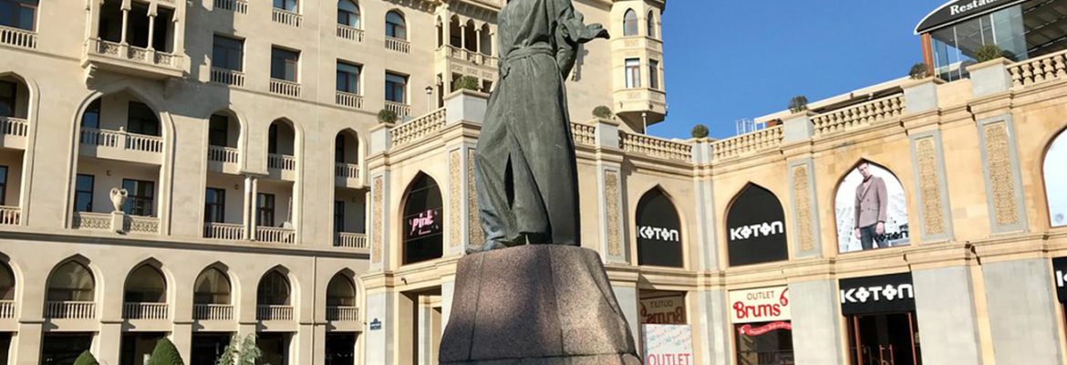 Nasimi monument, Baku, Azerbaijan