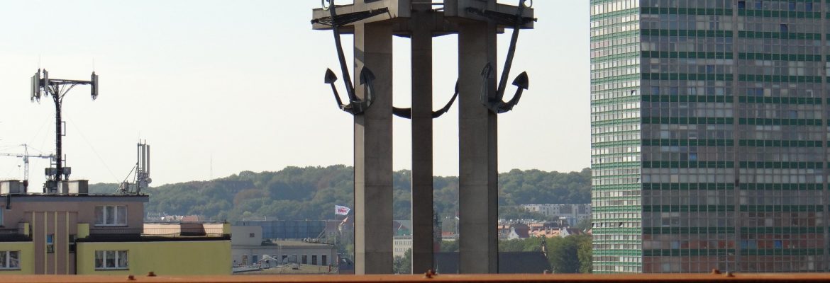 Three Crosses Monument, Gdansk, Pomorskie Voivodship, Poland