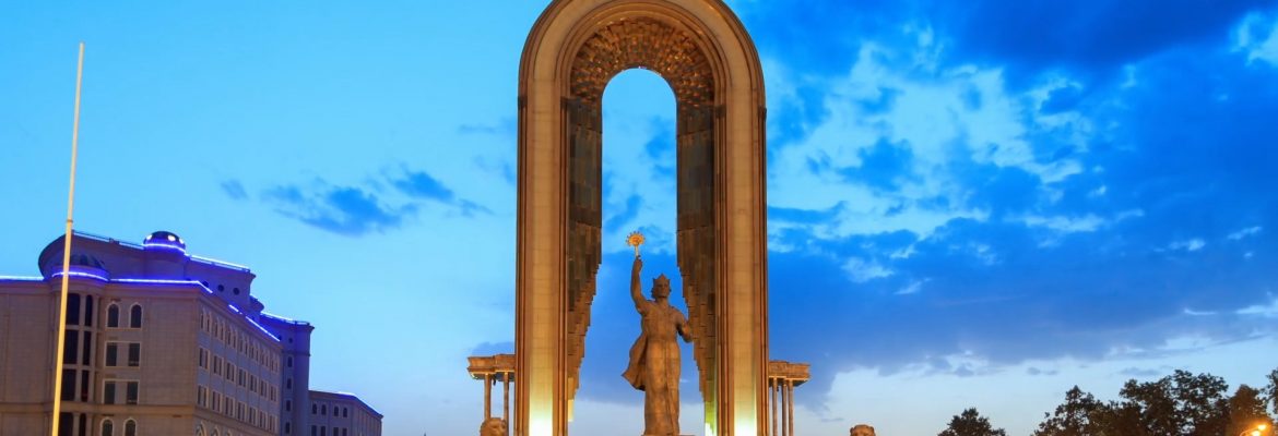 Ismoili Somoni Monument, Dushanbe, Tajikistan