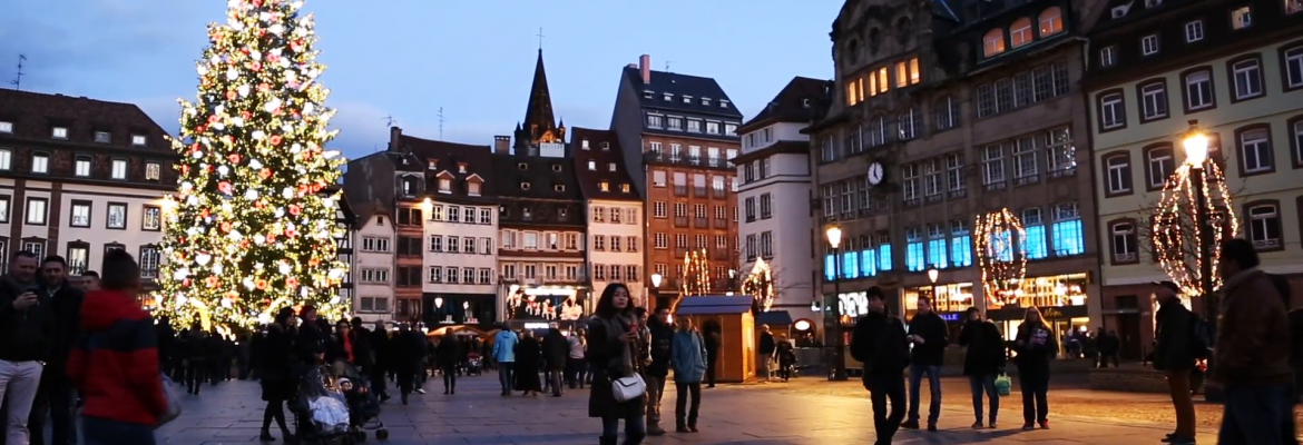 Kleber square, Strasbourg, Alsace, France