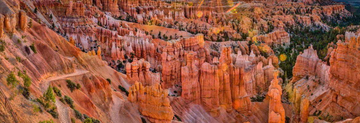 Rim Trail Sunrise Point, Bryce Canyon National Park, Utah, USA