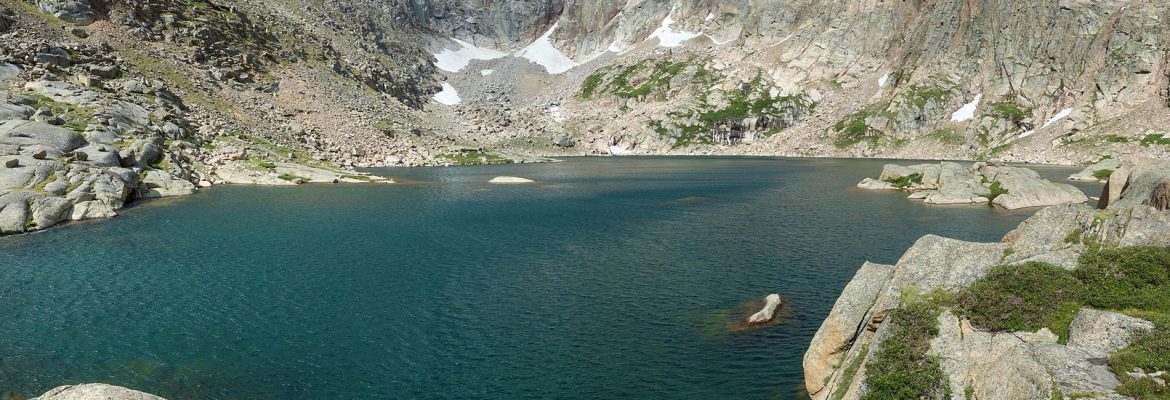 Crystal lakes, Rocky Mountain National Park, Colorado, USA